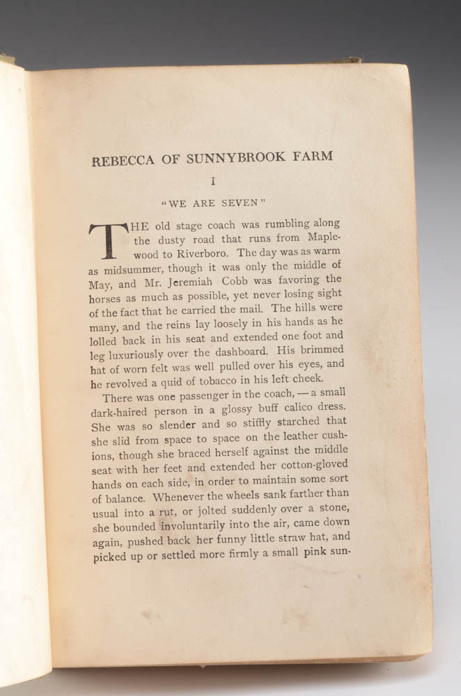 1903 "Rebecca of Sunnybrook Farm" First Edition