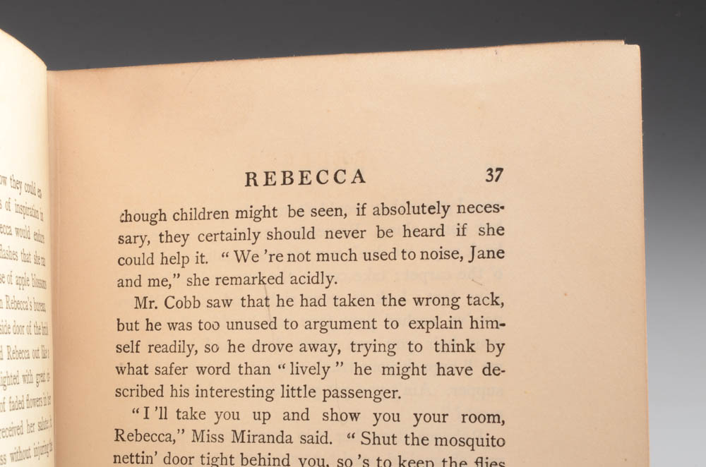 1903 "Rebecca of Sunnybrook Farm" First Edition