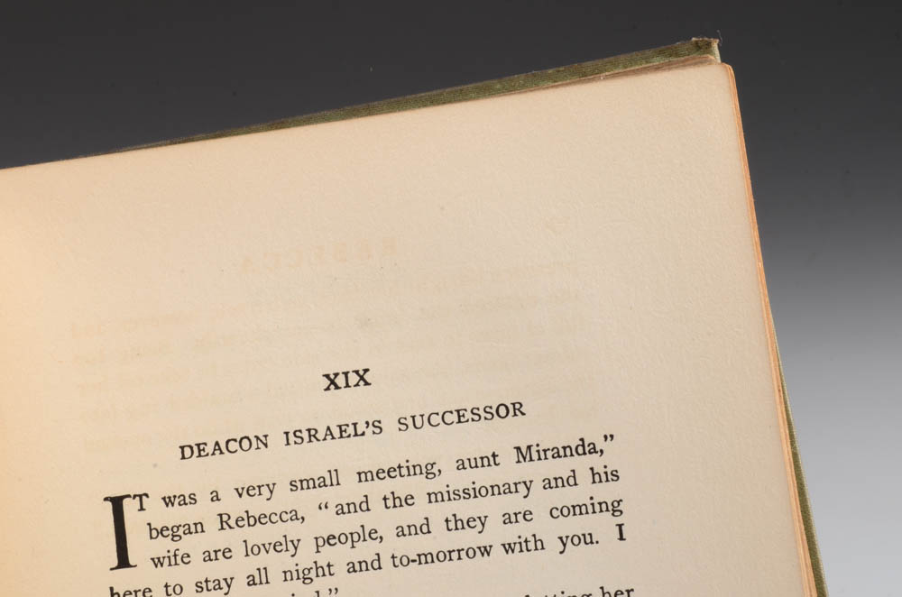 1903 "Rebecca of Sunnybrook Farm" First Edition