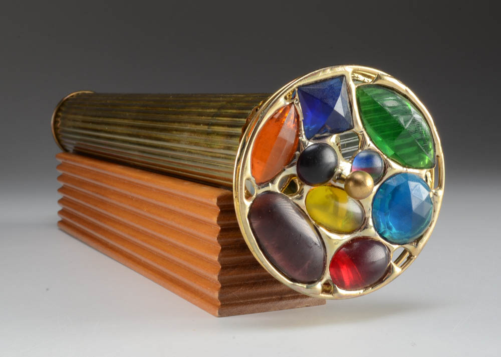 1989 Chesnik-Koch Brass Two Wheel Kaleidoscope