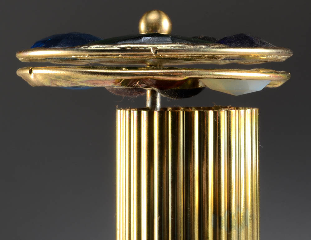 1989 Chesnik-Koch Brass Two Wheel Kaleidoscope