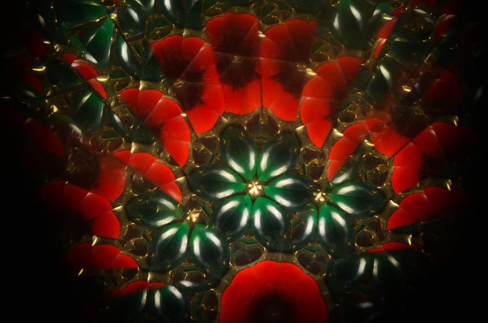 1989 Chesnik-Koch Brass Two Wheel Kaleidoscope