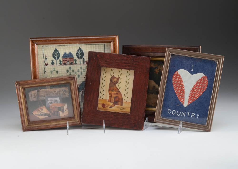 Vintage Framed Art Lot