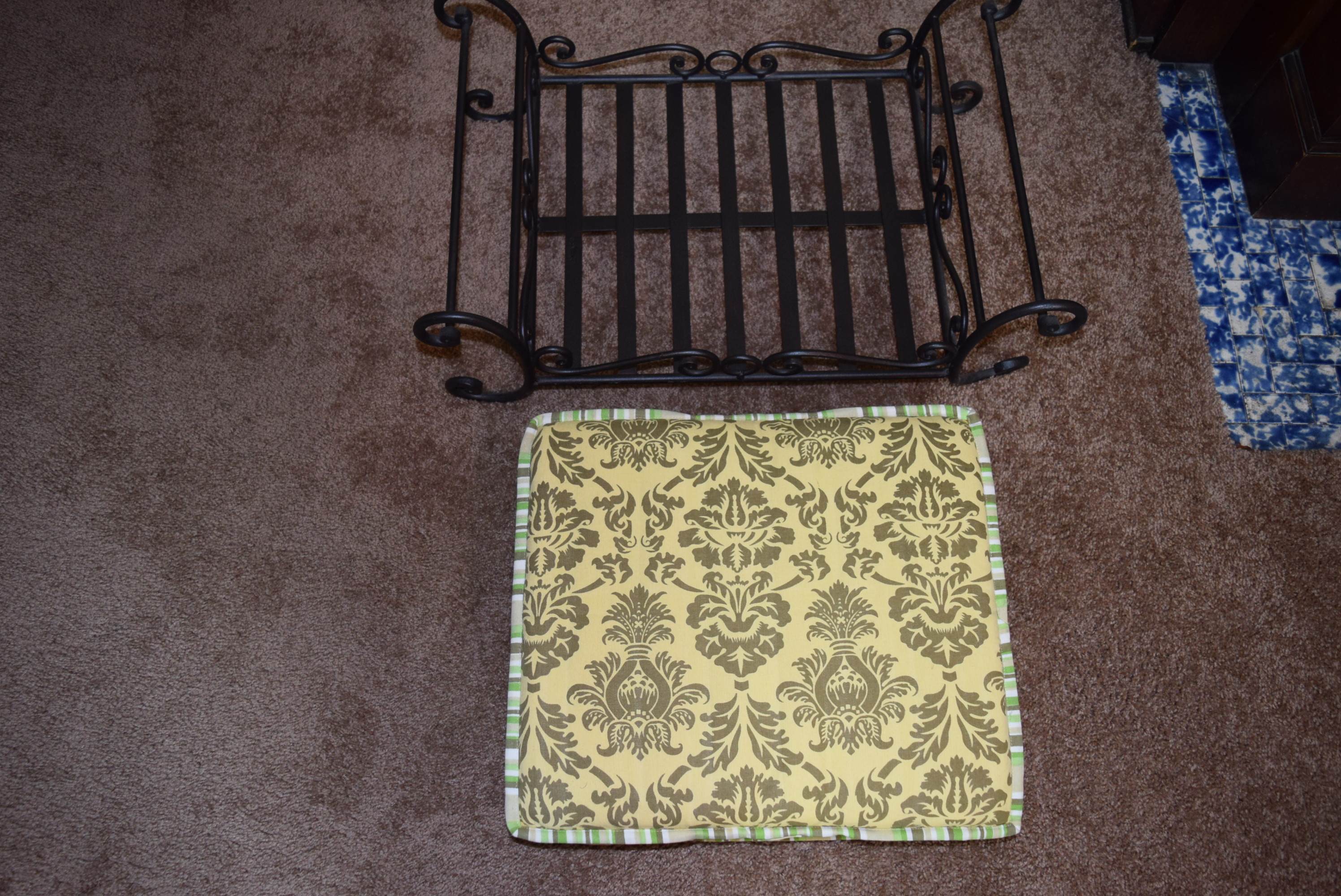 Wrought Iron Dog Bed