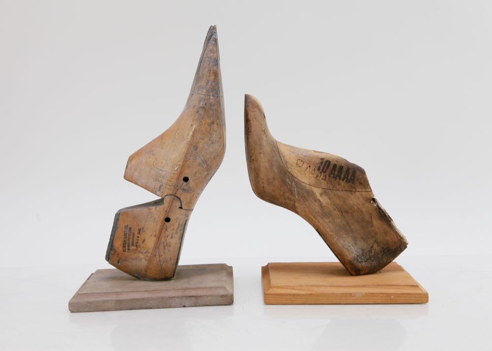 Pair of Vintage Shoe Form Bookends
