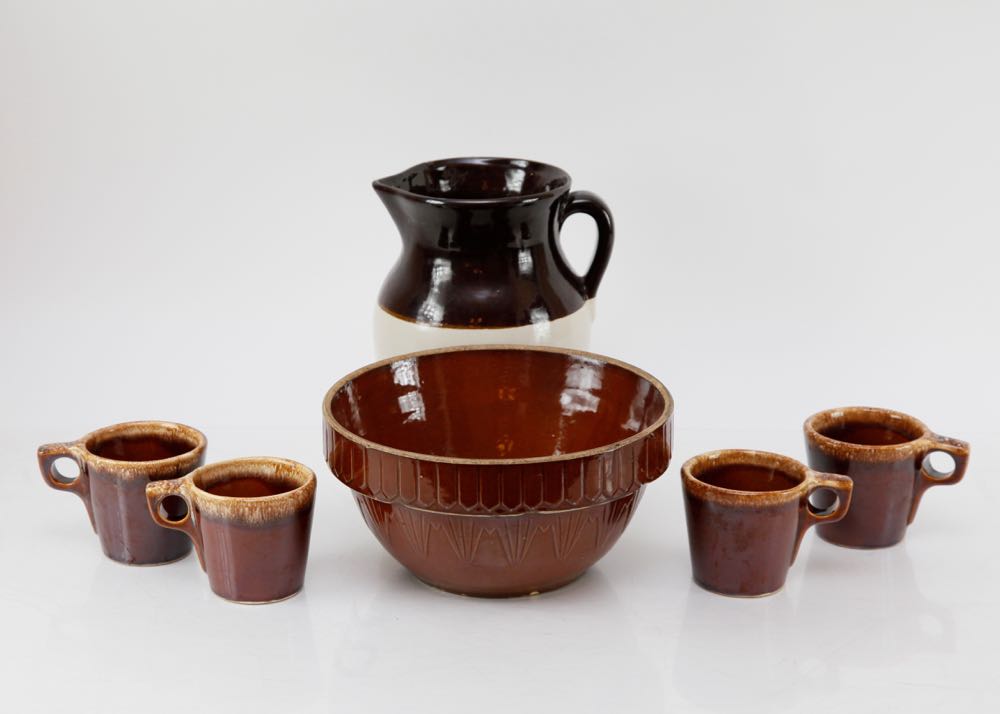Vintage Brown USA Earthware