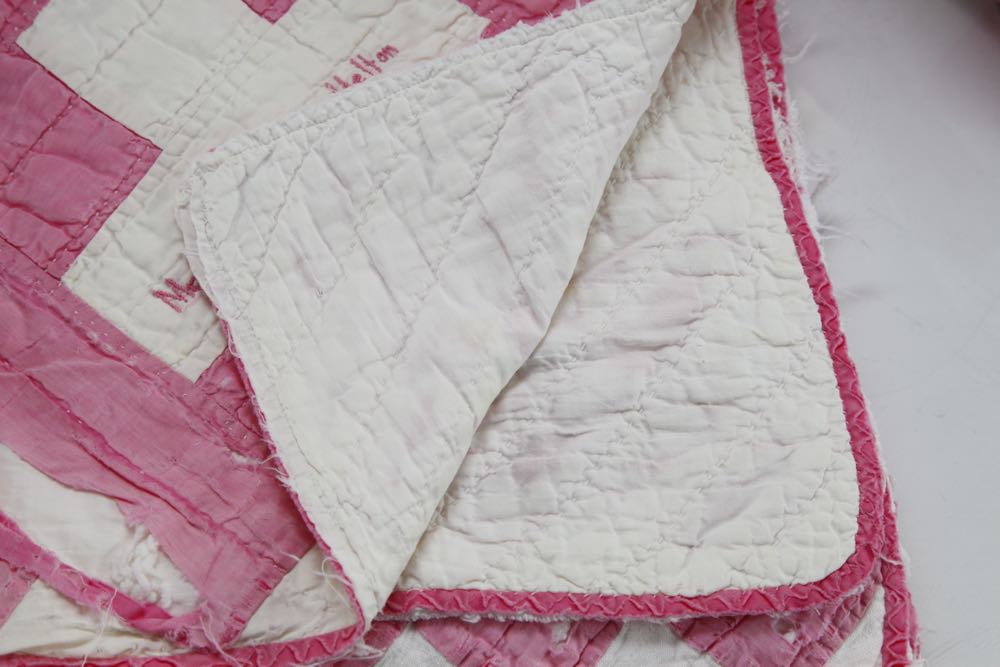 Pink Quilts and a Throw