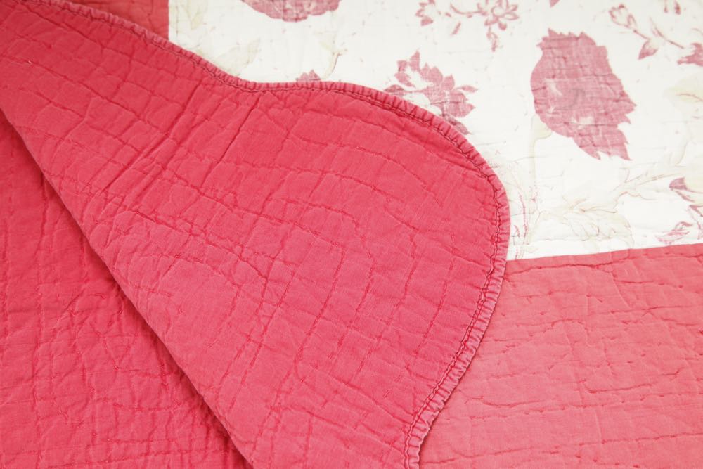 Pink Quilts and a Throw