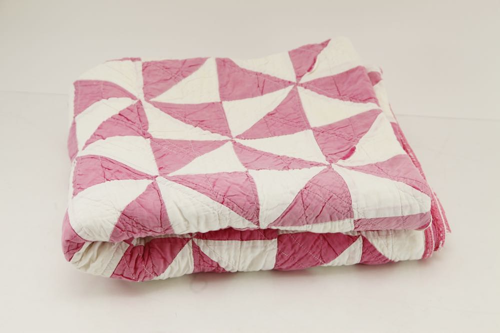 Pink Quilts and a Throw