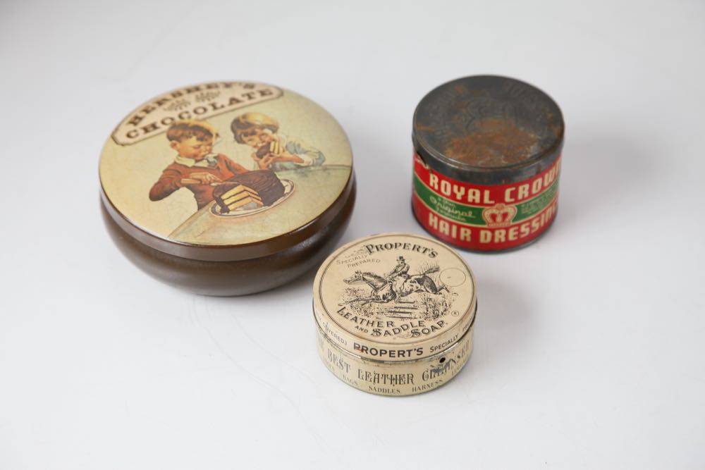 Collection of Vintage Storage Tins