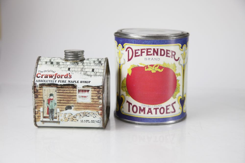 Collection of Vintage Storage Tins