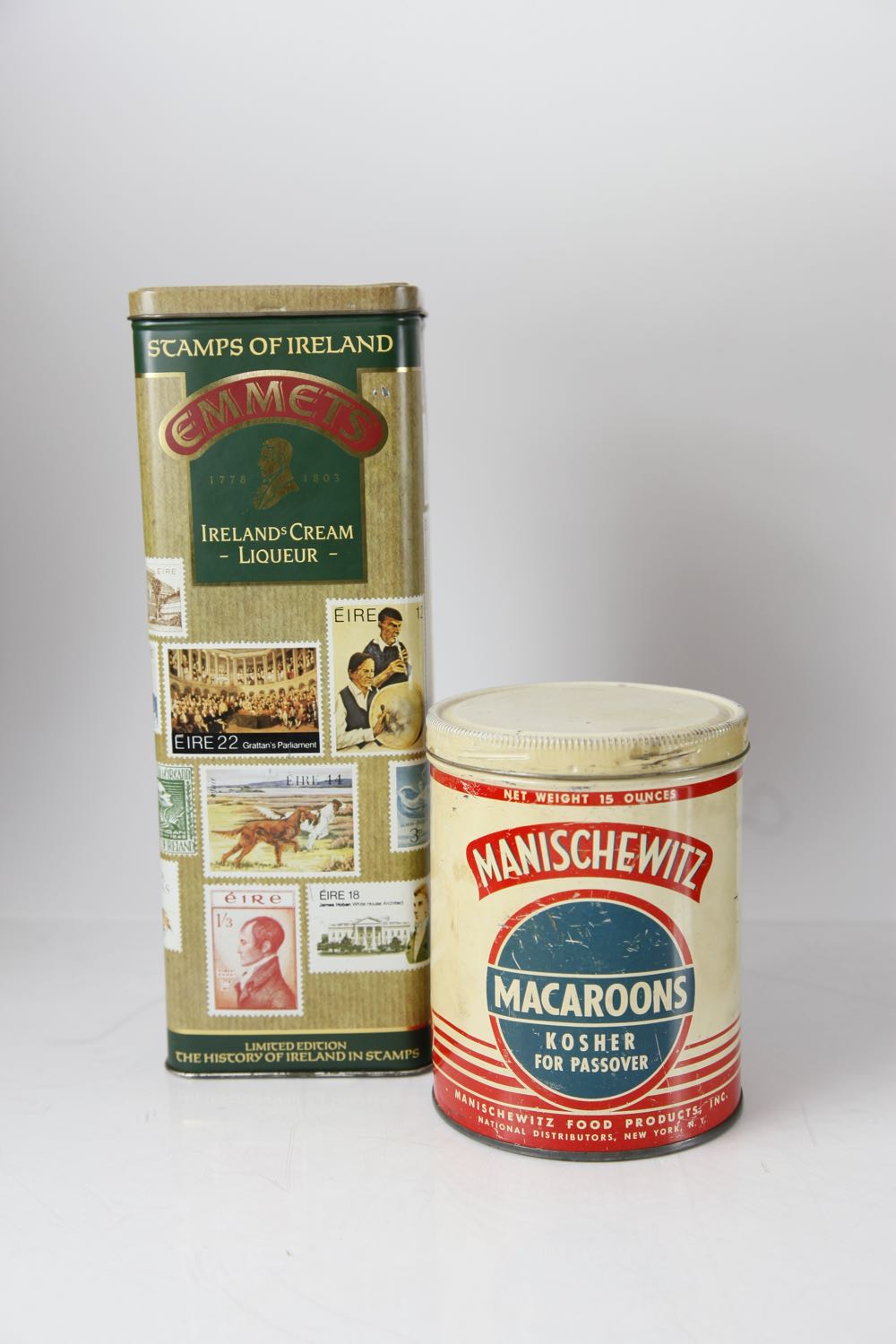 Collection of Vintage Storage Tins