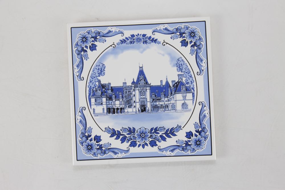 Collection of Vintage Blue and White Tiles