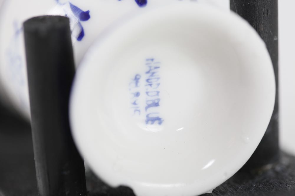 Collection of Vintage Blue and White Tiles