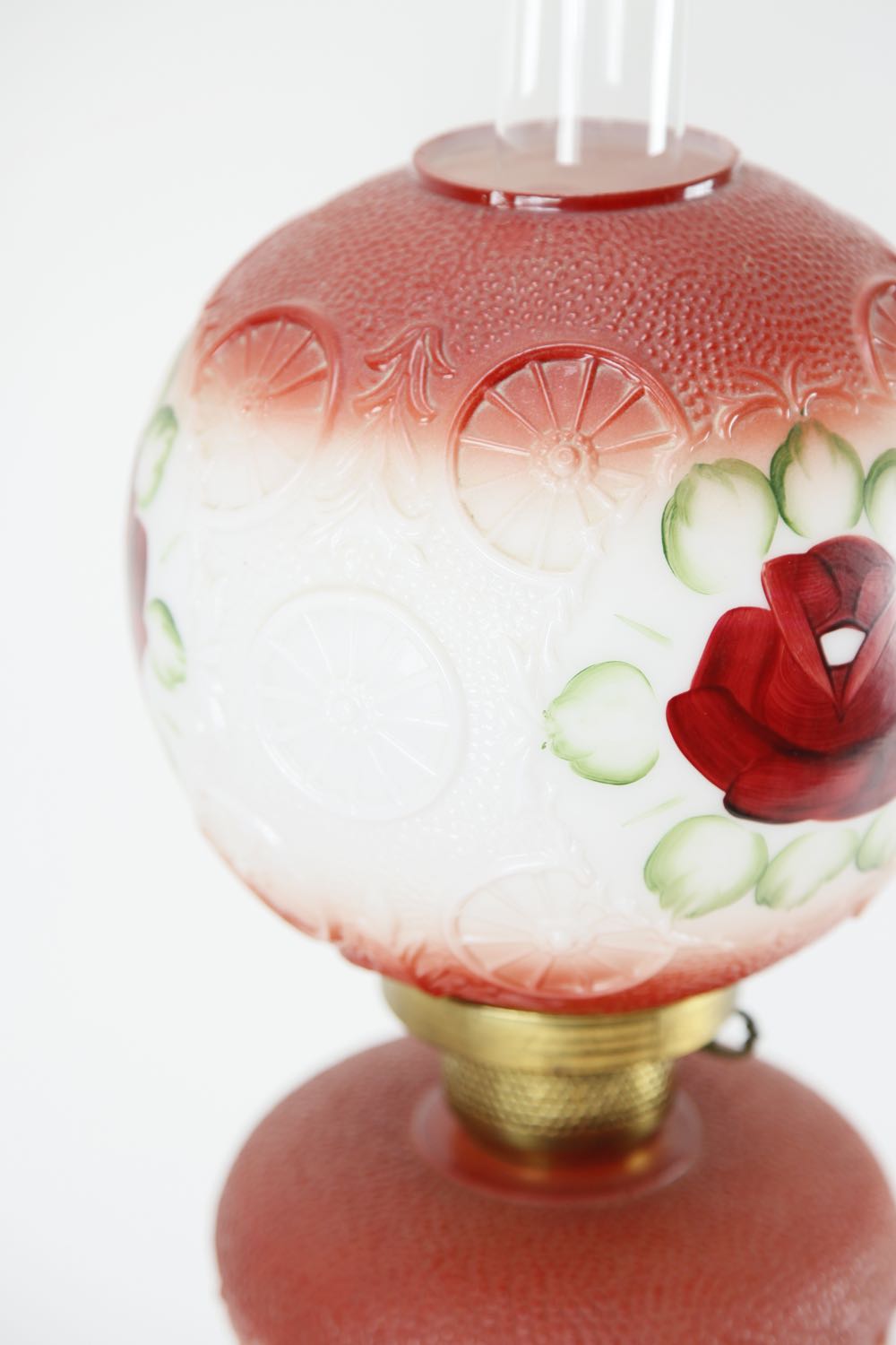 Vintage Gone with the Wind Rose Lamp