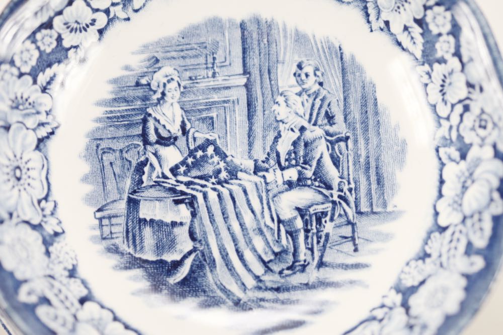 Vintage Blue Dinnerware