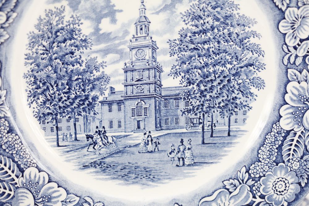 Vintage Blue Dinnerware