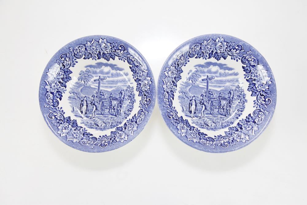Vintage Blue Dinnerware