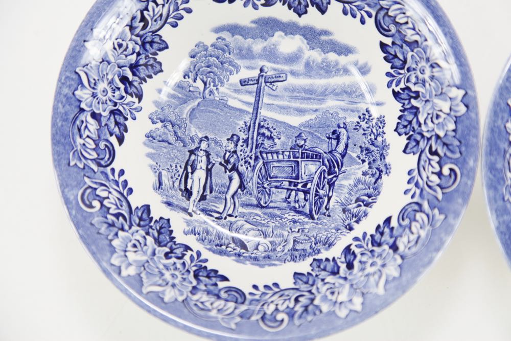 Vintage Blue Dinnerware