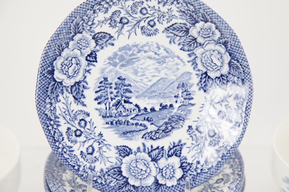 Vintage Blue Dinnerware