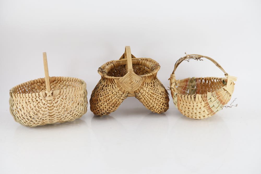 Collection of Hand-Woven Egg Baskets