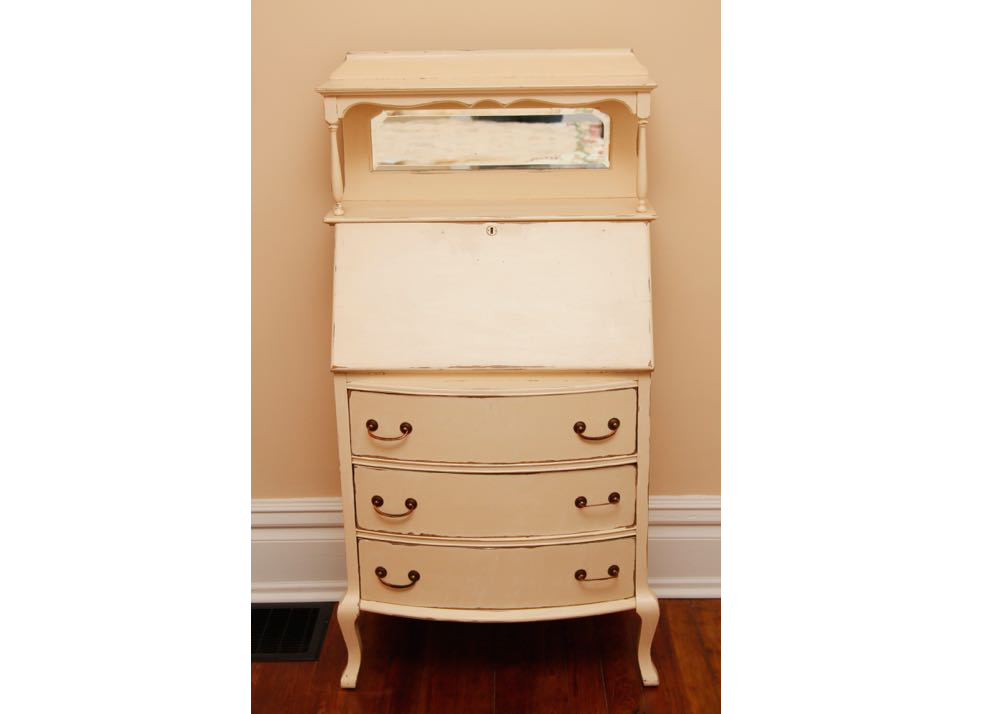 Vintage Drop Front Secretary