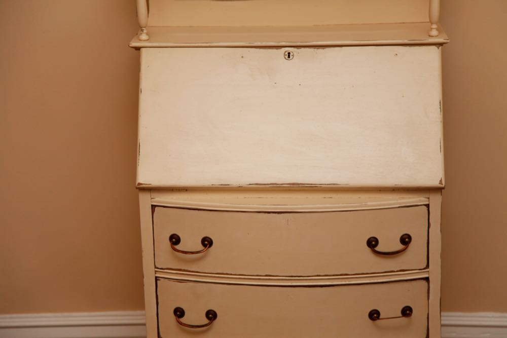 Vintage Drop Front Secretary