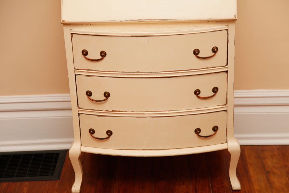 Vintage Drop Front Secretary