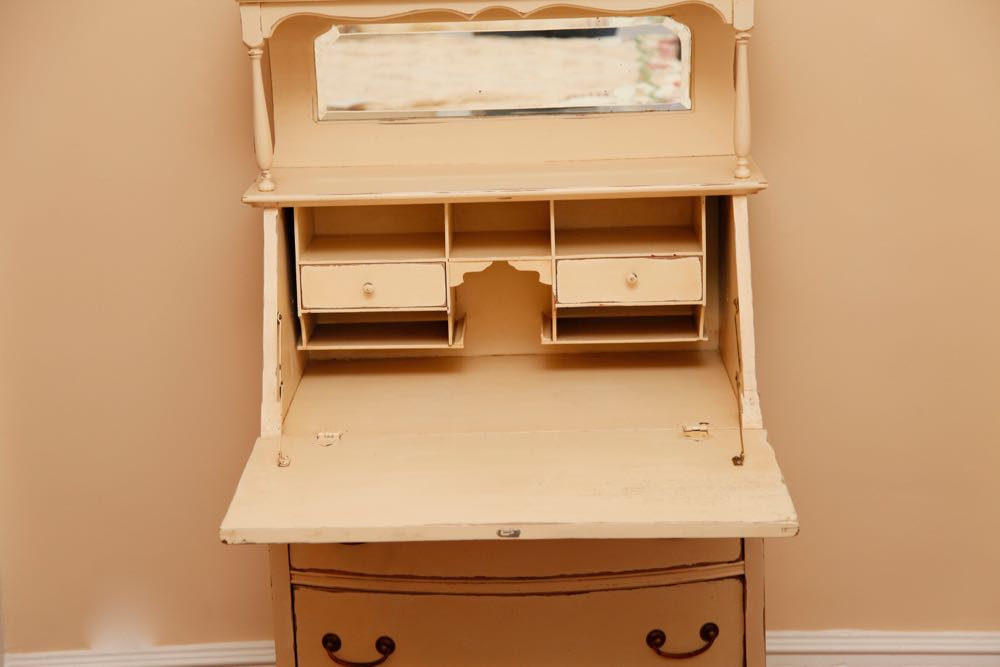 Vintage Drop Front Secretary