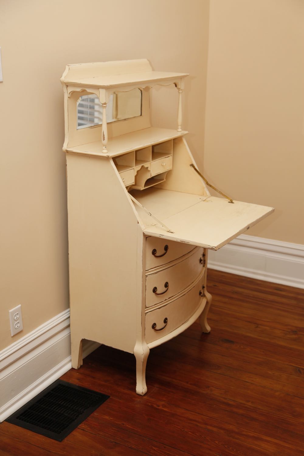 Vintage Drop Front Secretary