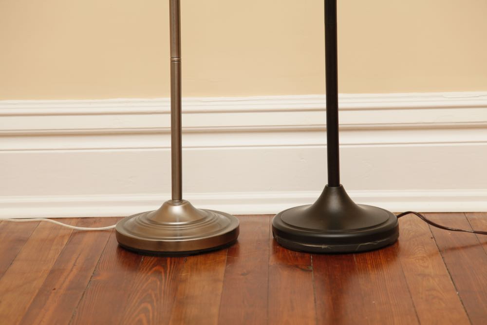 Pair of Metal Floor Lamps