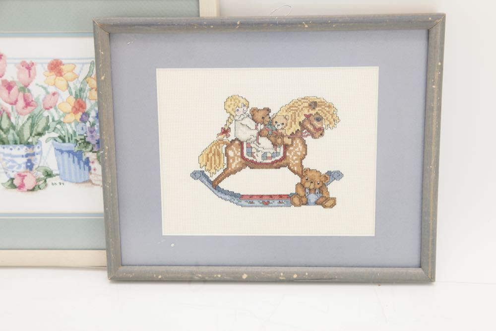 Collection of Framed Cross Stitch