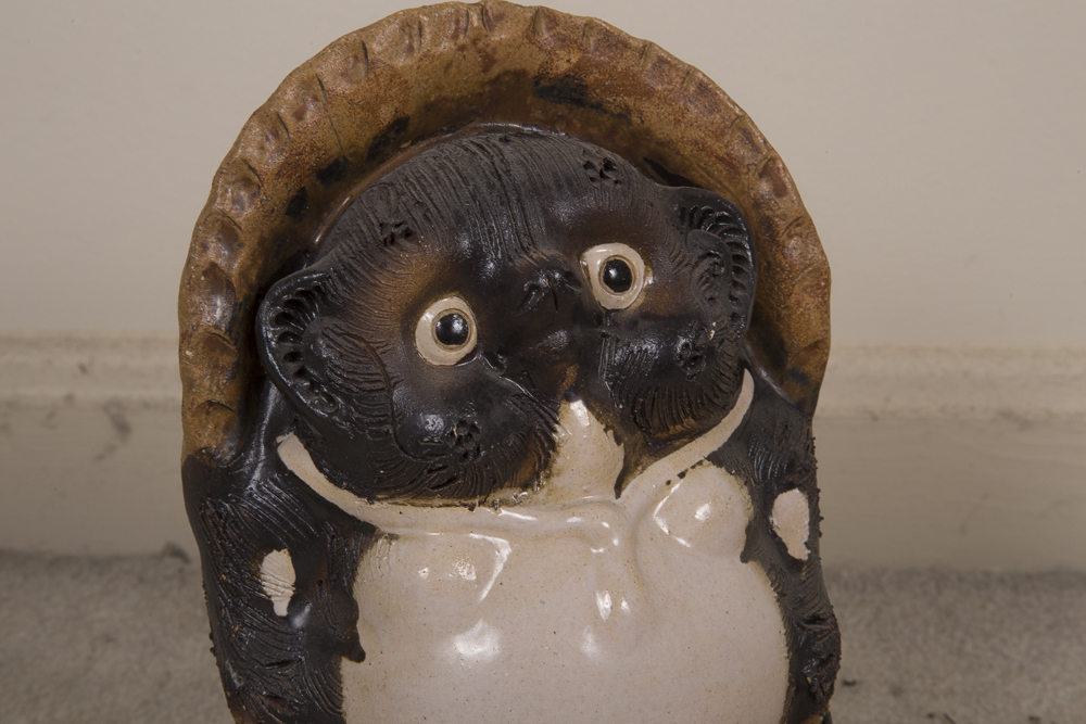 Pair of Tanuki Statues