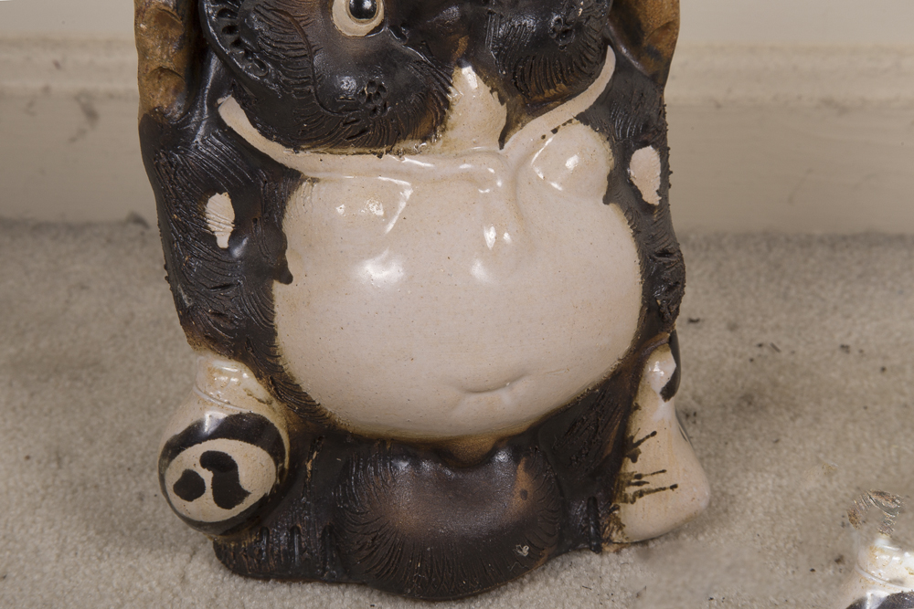Pair of Tanuki Statues