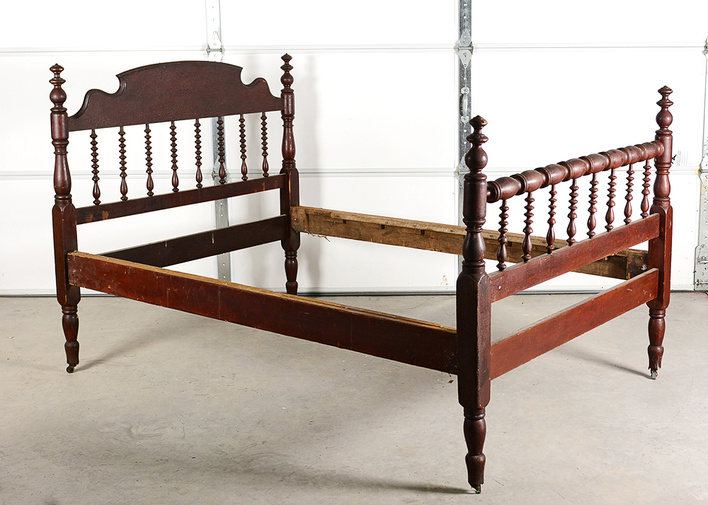 Antique Mahogany Bed Frame