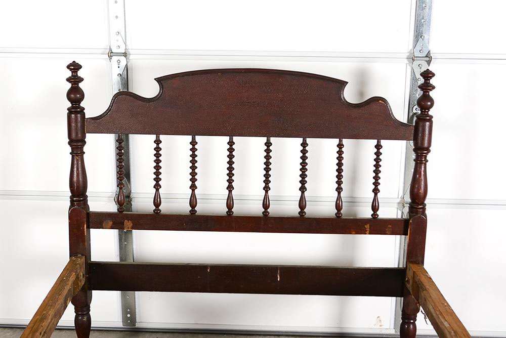 Antique Mahogany Bed Frame