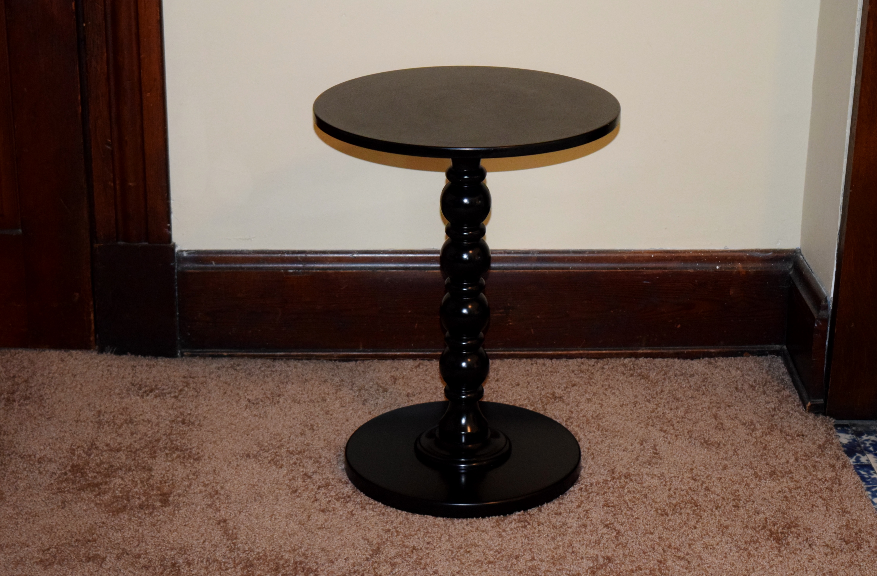 Small Black Side Table