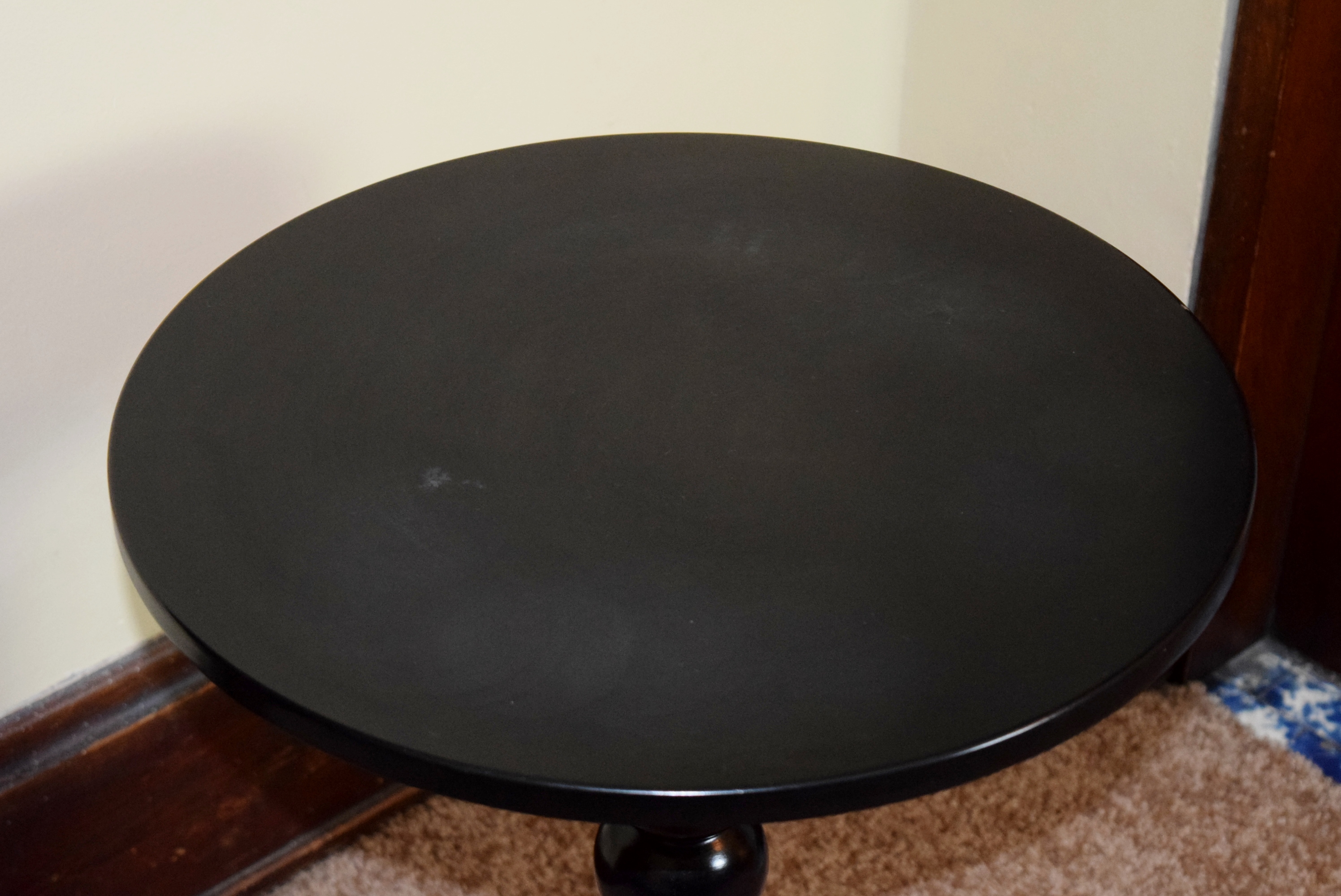 Small Black Side Table