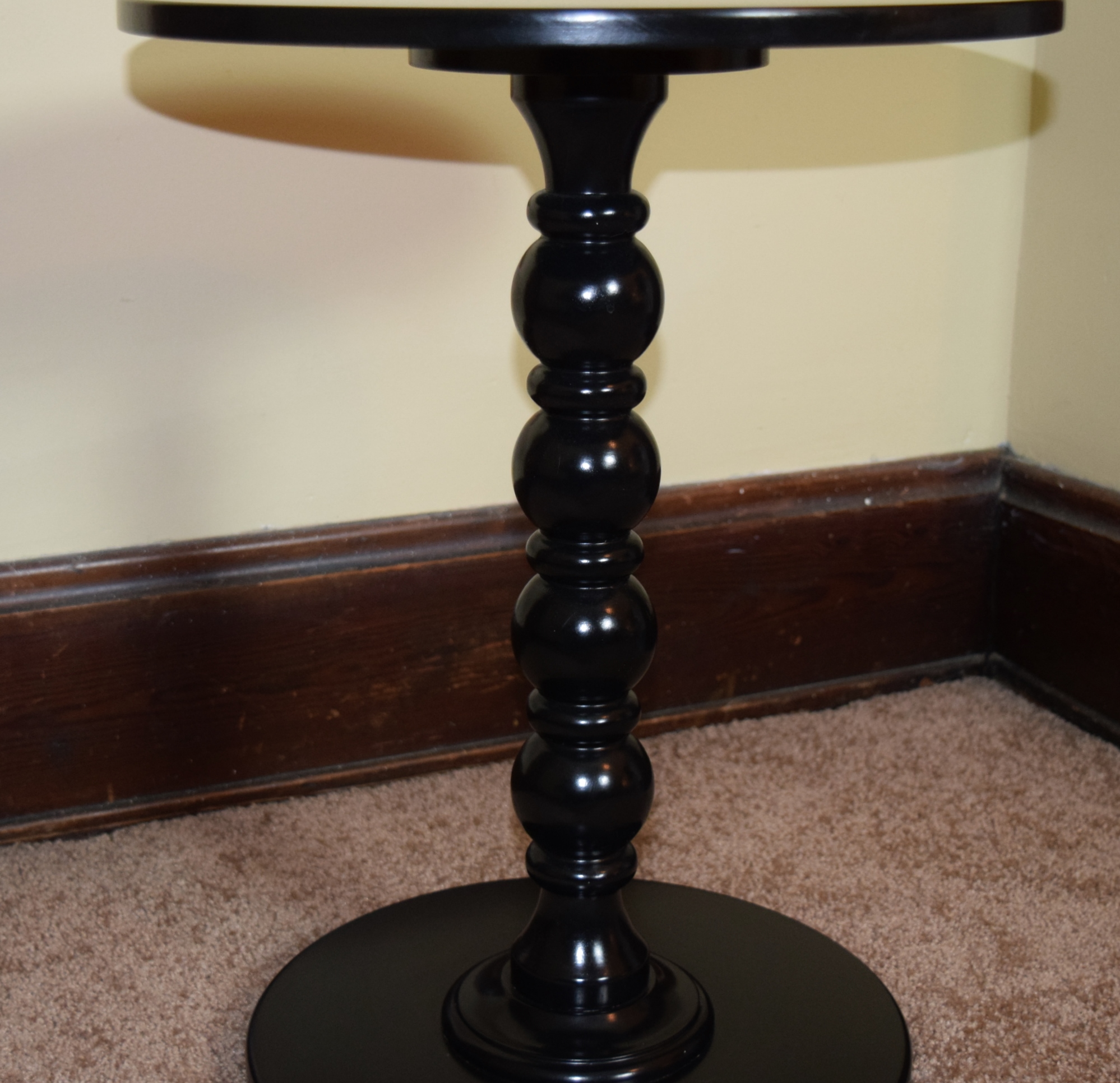 Small Black Side Table