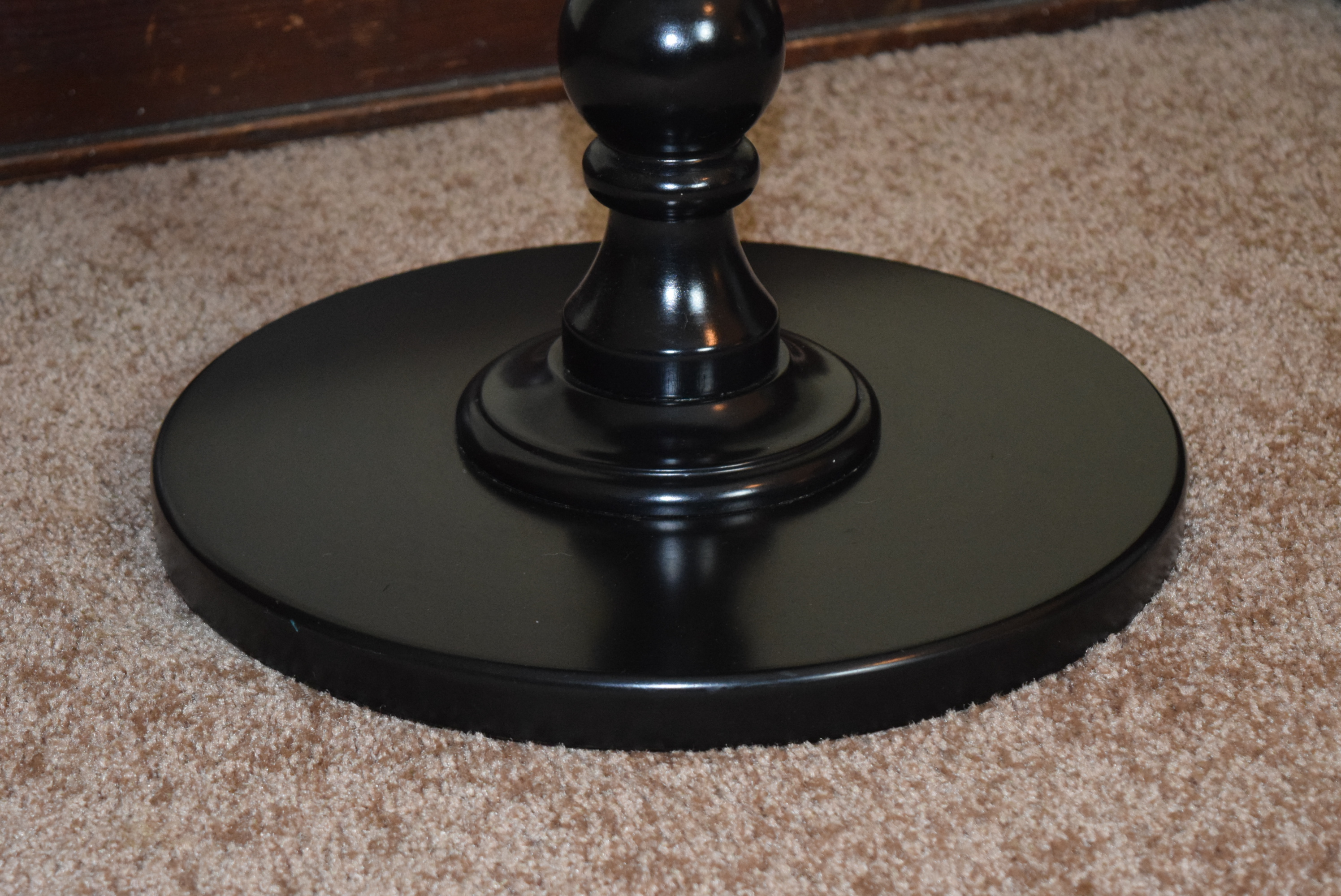 Small Black Side Table