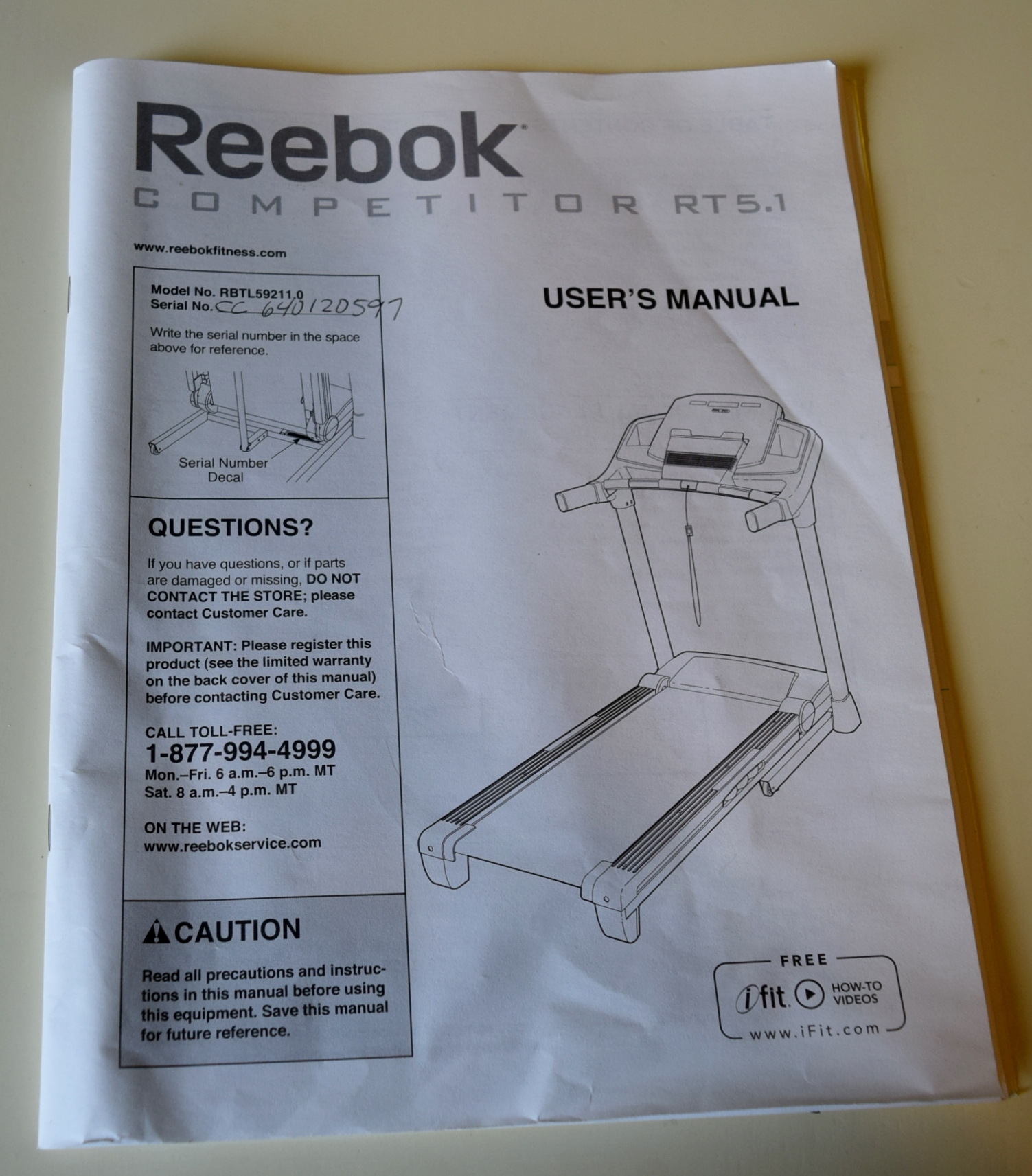 Reebok RT5.1 Treadmill