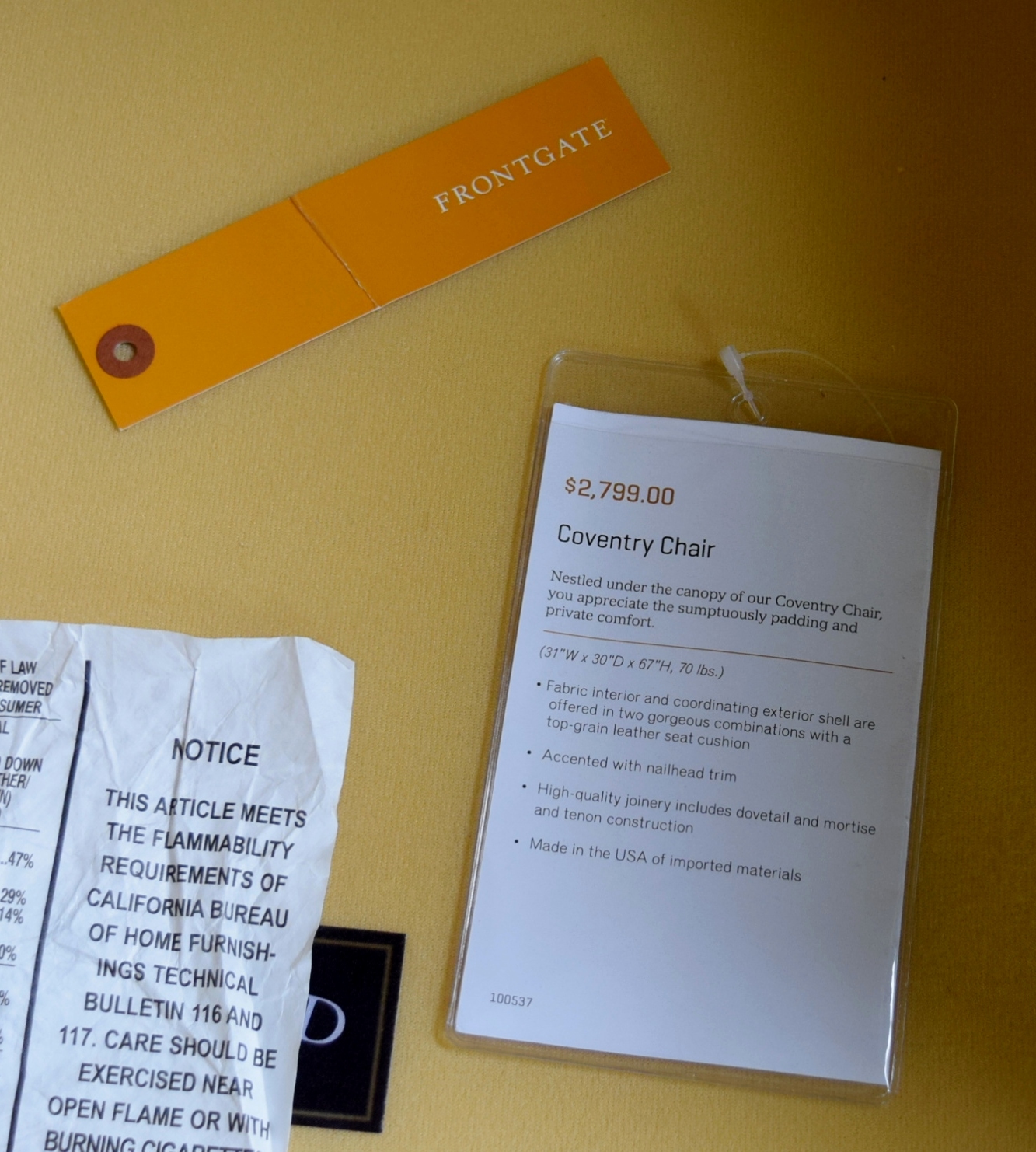 Frontgate Coventry Balloon Chair #1