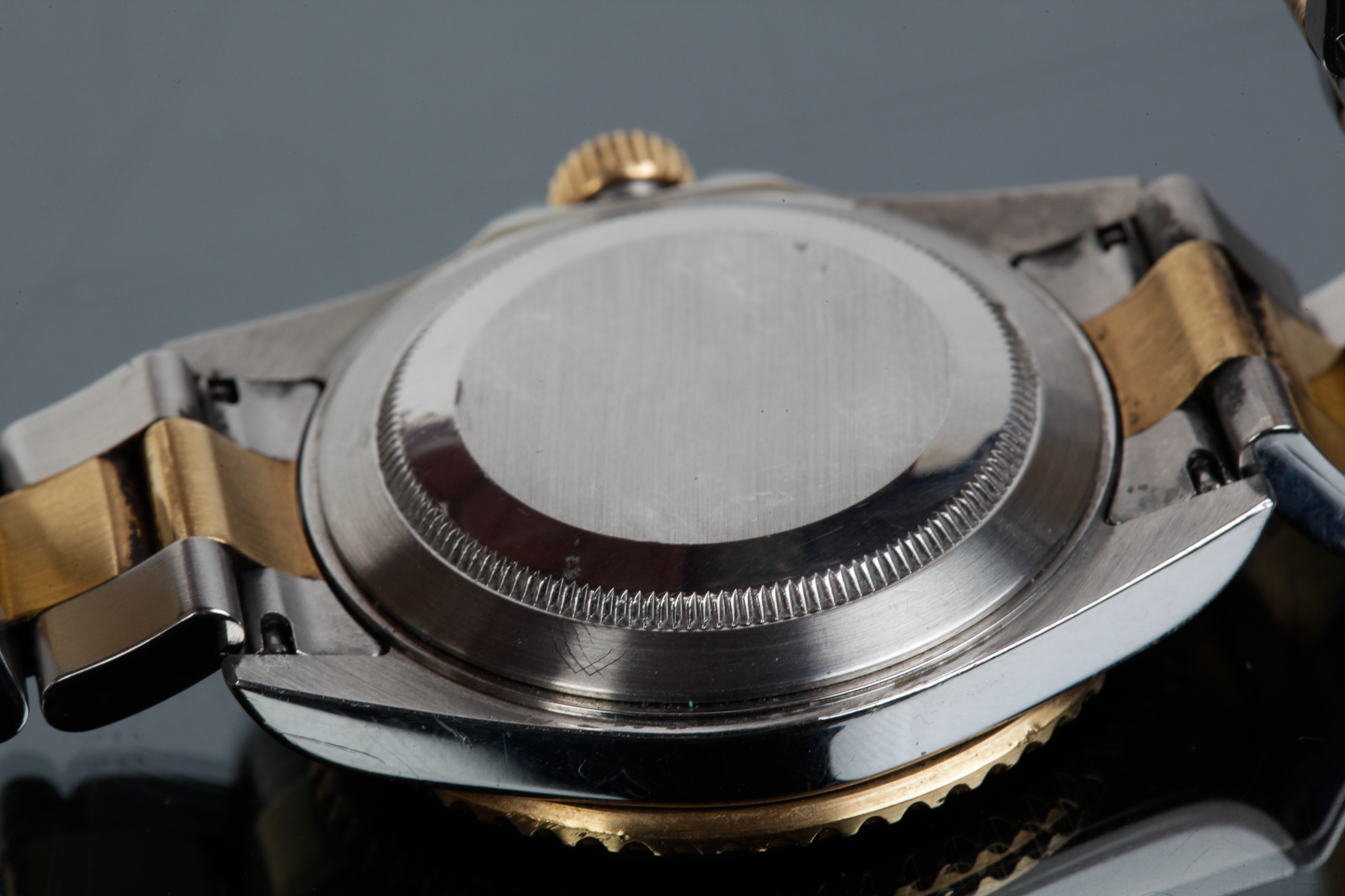 18K Yellow Gold and Stainless Submariner Date Rolex Watch