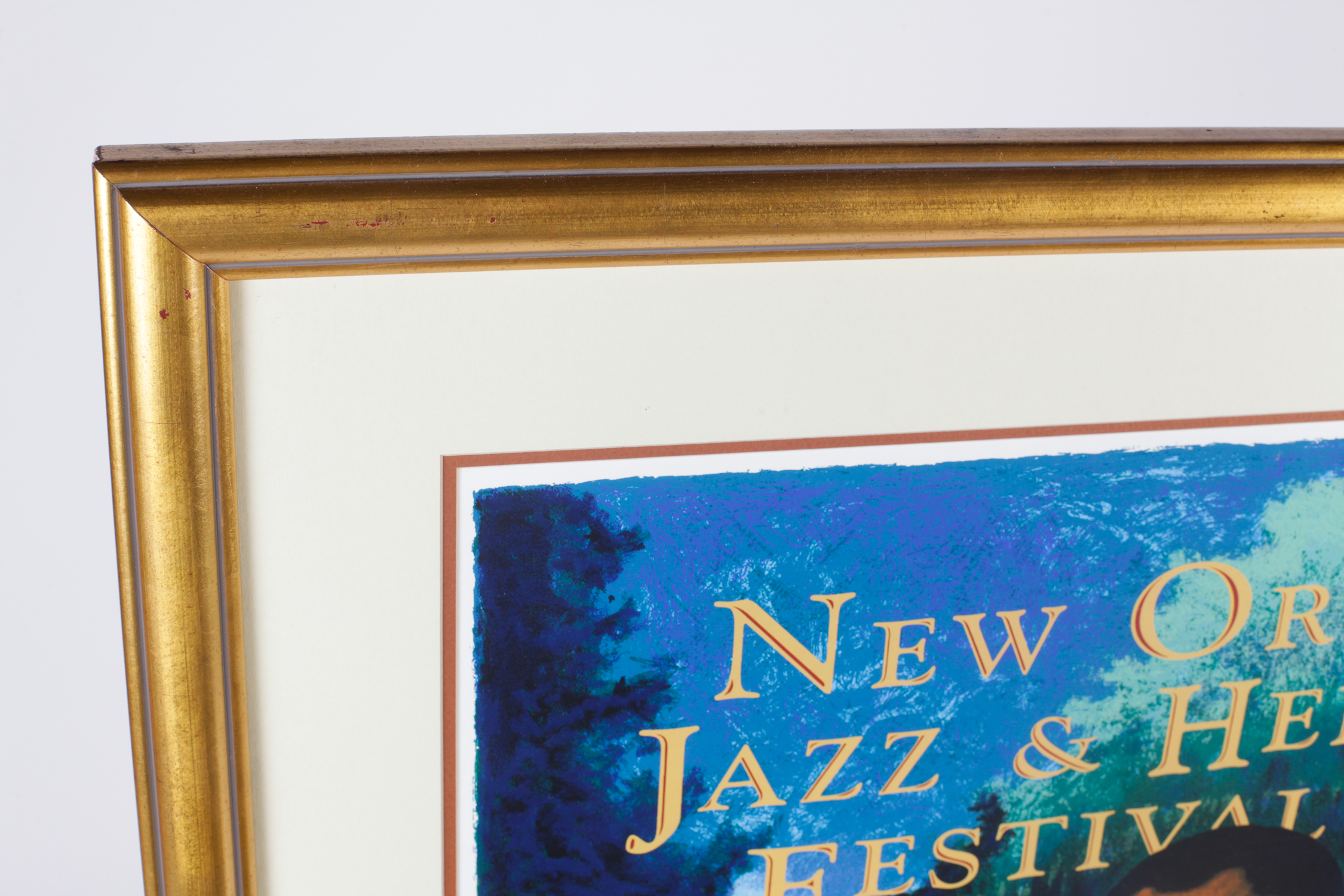 Signed George Rodrigue 1995 New Orleans Jazz Festival Poster