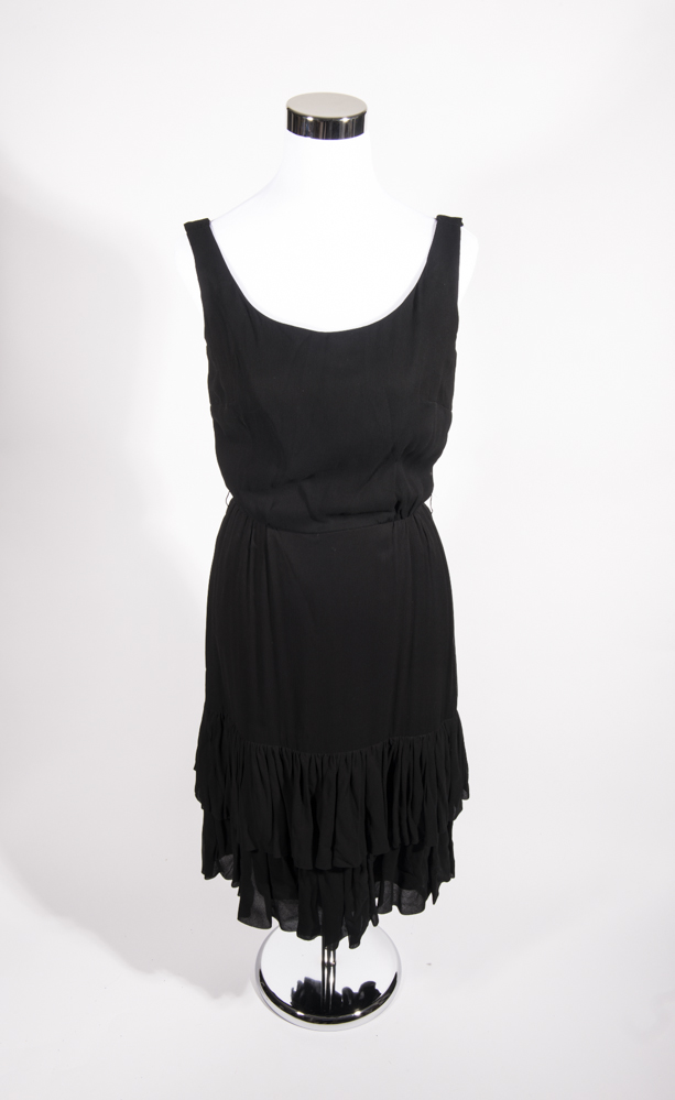 Vintage Black A-Line Cocktail Dress