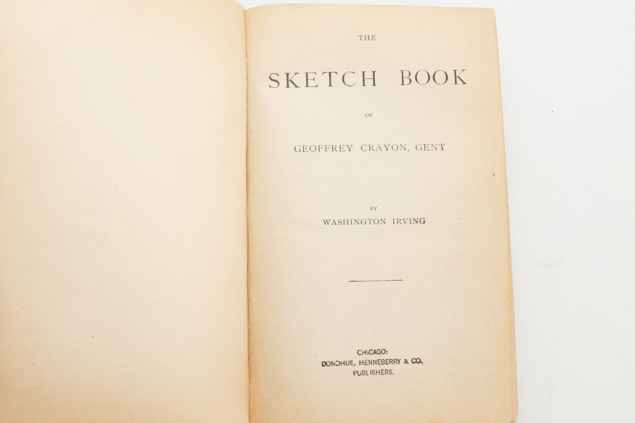 Two Antiquarian Books by Washington Irving