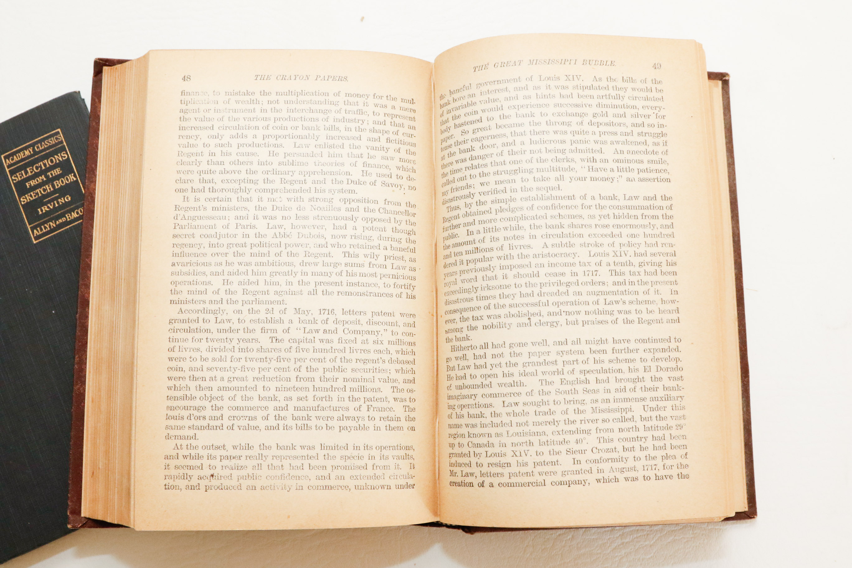 Two Antiquarian Books by Washington Irving