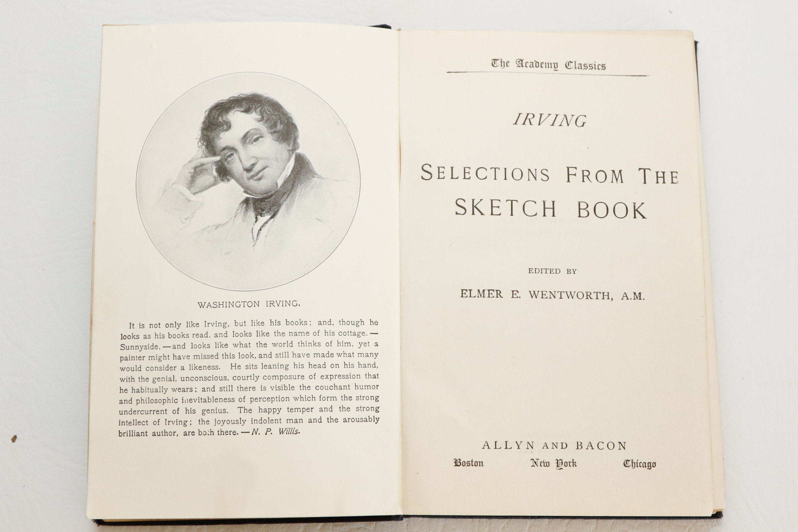 Two Antiquarian Books by Washington Irving