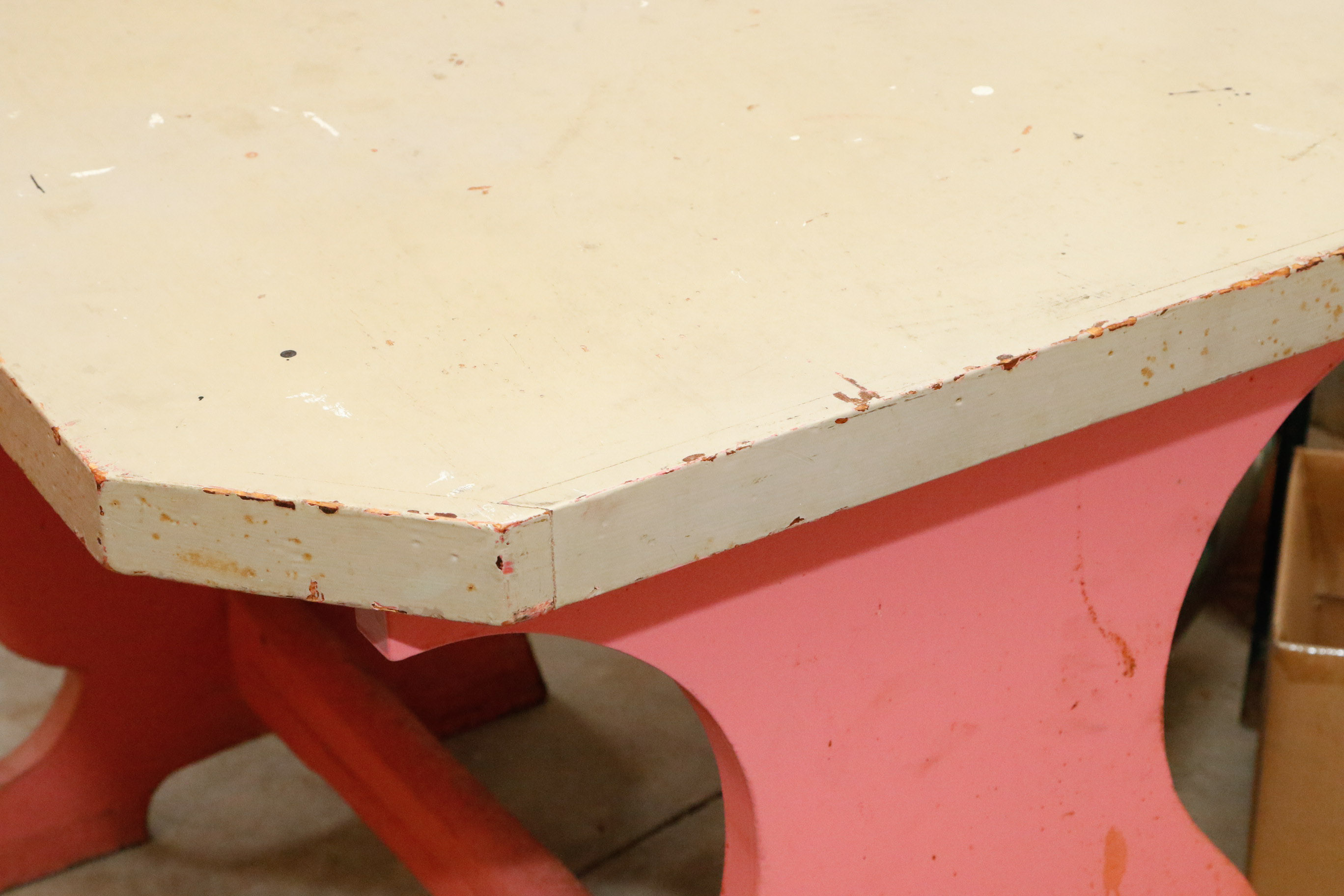 Restaurant Booth Bench and Table