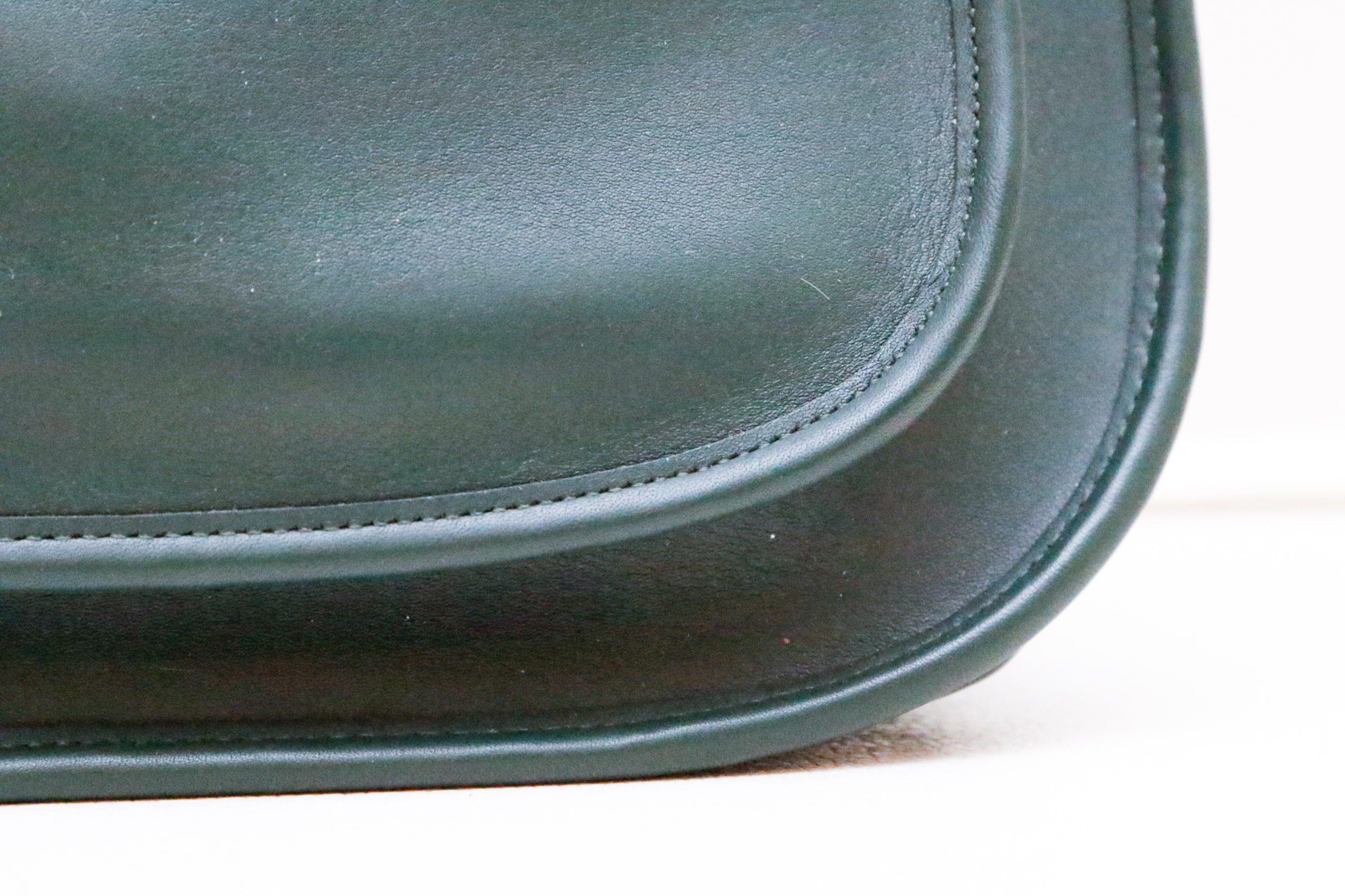 Rare Vintage Coach Taft Saddle Bag In Hunter Green EBTH MG 2193